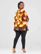 Mundusi 8 Short Kimono - Black Print
