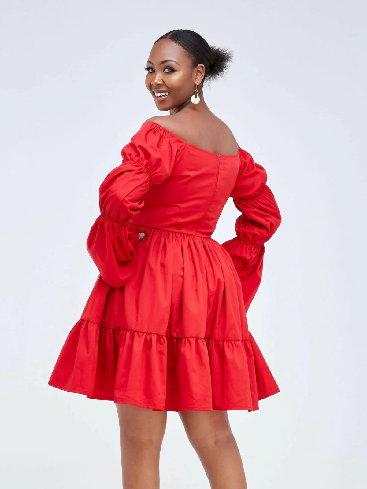 Mukutan Dress - Red
