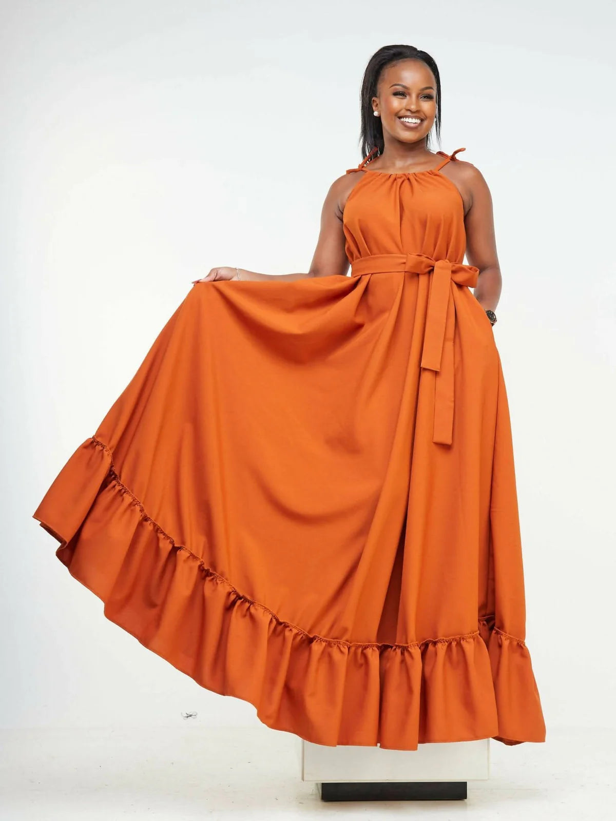 Lugard Dress - Burnt Orange