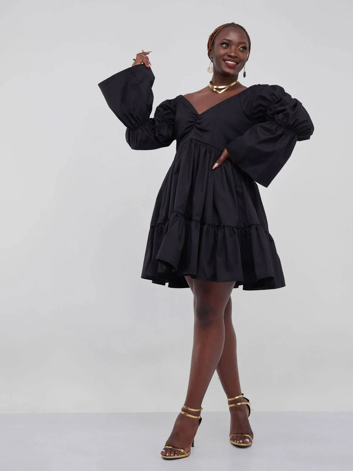 Mukutan Dress - Black