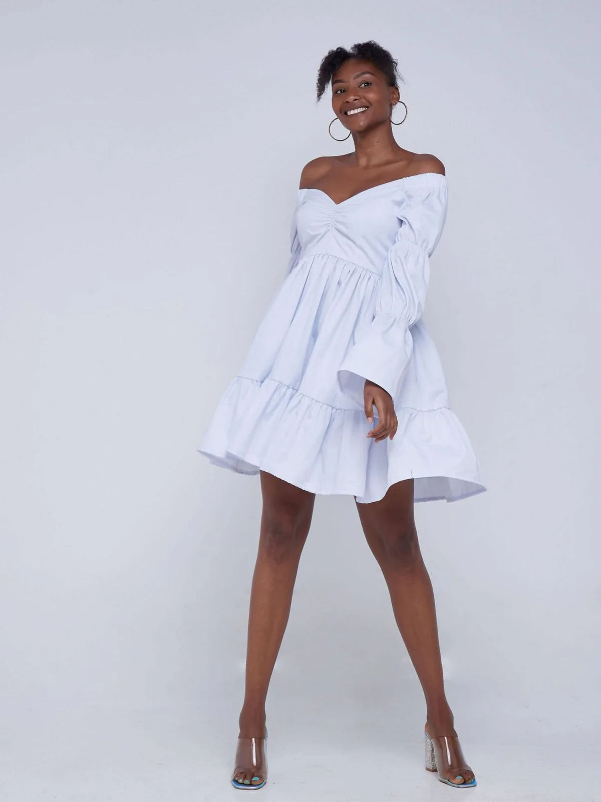 Mukutan Dress - White