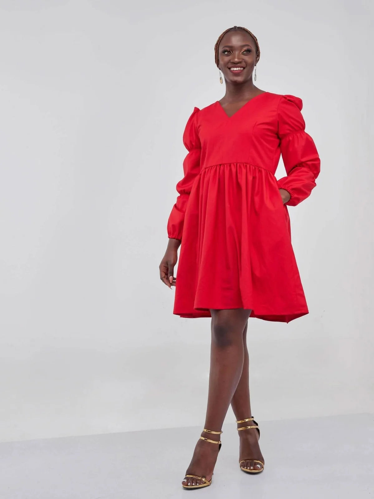 Mzinga Dress - Red