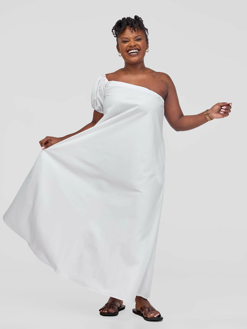 Olomunyak Dress - White