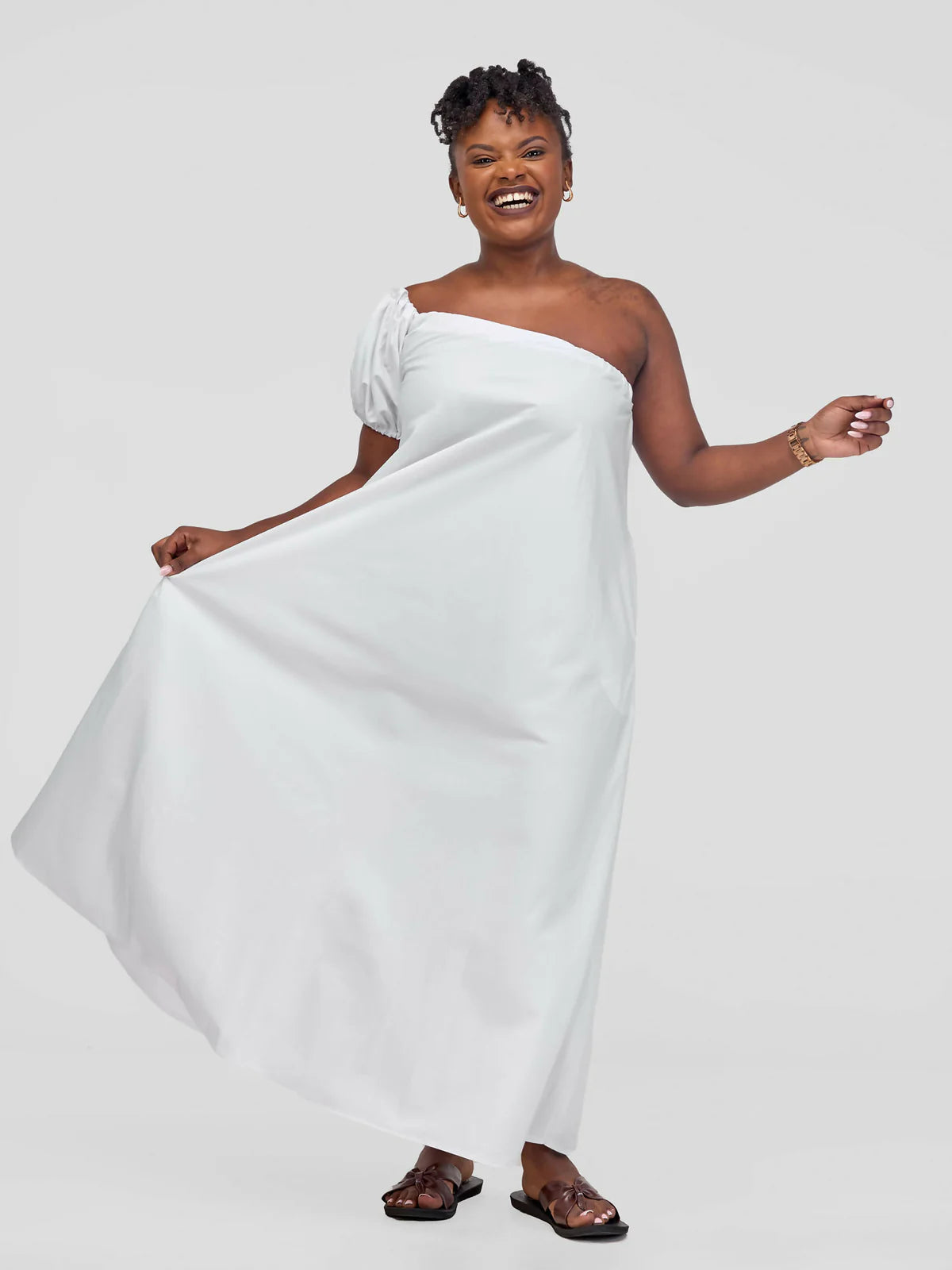 Olomunyak Dress - White